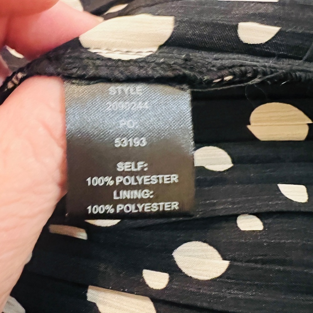 Anthropologie Current Air Metallic Polka Dot Dress – Size M​ - Picture 13 of 15